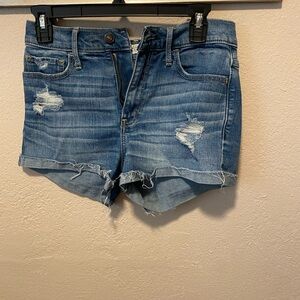 Abercrombie & Fitch Blue Jean Shorts